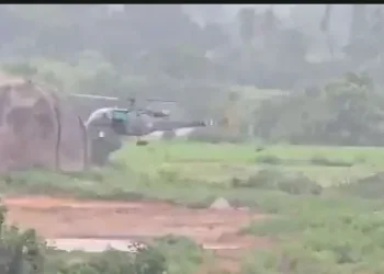 Two defence choppers rescue five men trapped in Telangana floods Two armed forces helicopters rescued five villagers trapped in floods in Telangana's Rajanna Sircilla district on Thursday. The villagers were stranded in the floods near the Upper Maneru Project in Gambhiraopet Mandal since Wednesday. The helicopters were deployed for the rescue operation after Union Minister of State for Home Affairs Bandi Sanjay Kumar made a request to Defence Minister Rajnath Singh. The Defence Minister responded immediately and directed defence officials to send helicopters for the rescue mission. Sanjay Kumar thanked Union Home Minister Amit Shah and Defence Minister Rajnath Singh for their swift response in deploying helicopters, and to IAF Air Commodore V.S. Saini and team for their efficient coordination of the operation. He had earlier reached out to Defence Ministry officials regarding the movement of armed forces helicopters to Telangana and requested their deployment at the earliest to strengthen rescue operations. Air Commodore Saini and Group Captain Chattopadhyaya assured that three helicopters were ready but explained that continuous heavy rains were affecting their movement to the affected areas. They also informed him that efforts were underway to mobilise choppers from alternative stations like Nanded and Bidar. Sanjay Kumar said the two helicopters will remain stationed at Sircilla to provide immediate assistance as required. The minister on Wednesday spoke to one of the trapped persons over the phone and assured full support to rescue them. These men had gone to graze cattle but were stranded in floods. Collector Sandeep Kumar Jha and SP Mahesh B. Gite said that essential food items were delivered to the trapped men using drones. The Union Minister said that National Disaster Response Force (NDRF) teams were extending full cooperation to the Telangana government in evacuation and relief efforts. Meanwhile, Health Minister Damodar Raja Narasimha visited flood-affected areas in Ramayampet in Medak district. He met the victims and inspected submerged colonies. He directed officials to shift people to safer places and provide essentials like food, clothes, and bed sheets. Rescue teams of revenue, police, and disaster management officials saved 60 people trapped in floods.