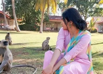 Adah Sharma marks Navratri with a heartwarming gesture towards monkeys