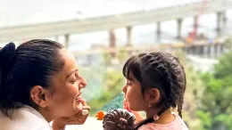 Bipasha Basu indulges in ‘never ending’ chats with her baby girl Devi (1)