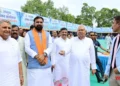 Nitish Kumar inaugurates, lays foundation stones for projects worth Rs 1,198.86 crore in West Champaran