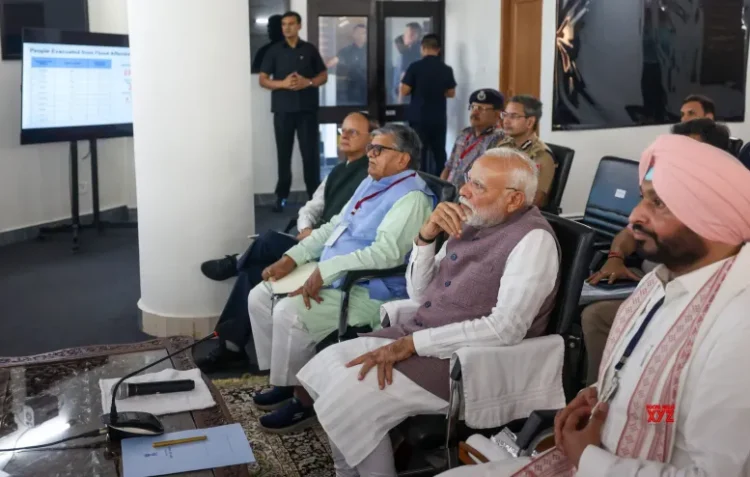 PM Modi reviews flood-hit Himachal and Punjab; promises financial aid, housing support and agricultural rehabilitation