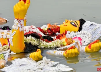 Durga idol immersion continues in Tripura after five-day festivities