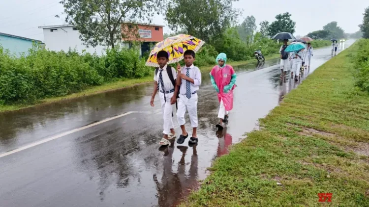 Subdued rainfall activity in central India as monsoon peters out