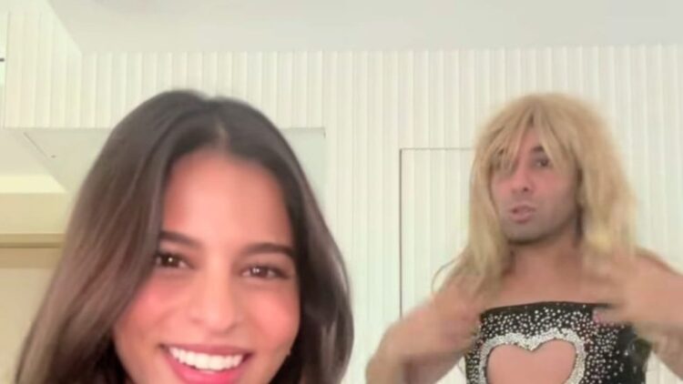 Suhana Khan bursts into laughter as Orry dresses up like Sabrina Carpenter in hilarious video
