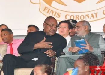 Vice Prez Radhakrishnan attends swearing-in of Seychelles President, conveys greetings from India