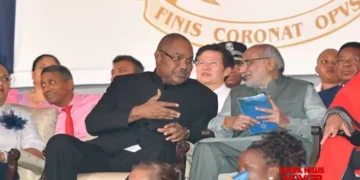 Vice Prez Radhakrishnan attends swearing-in of Seychelles President, conveys greetings from India