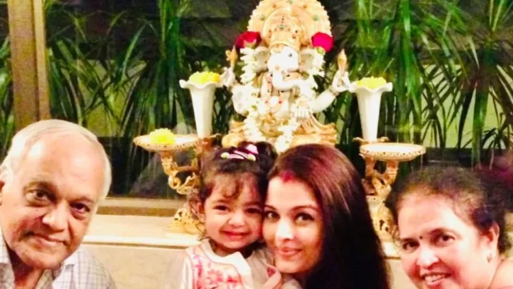 Aishwarya Rai drops an adorable unseen pic of Aaradhya with her grandparents on their anniversary