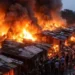 Kolkata: Several shanties gutted in fire in Garden Reach area on Christmas
