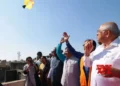 Gujarat CM inaugurates Gandhinagar Kite festival 2026; takes part in kite-flying
