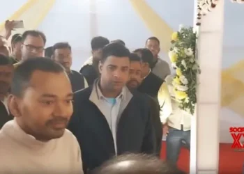 CM Nitish Kumar’s son Nishant Kumar visits Vrindavan, simplicity wins hearts