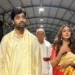 Mrunal Thakur, Adivi Sesh offer prayers at Tirupati Balaji temple ahead of Dacoit release