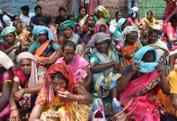 Tribal villagers clash with authorities over limestone sampling for cement plant in MP
