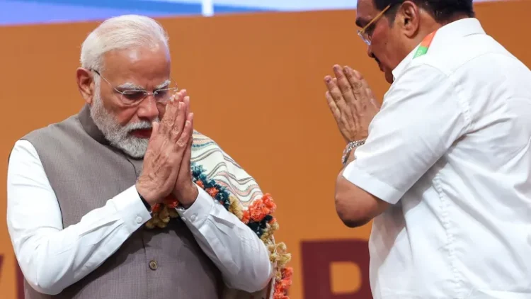 His efforts improving lives of countless citizens: PM Modi wishes CR Paatil on his birthday